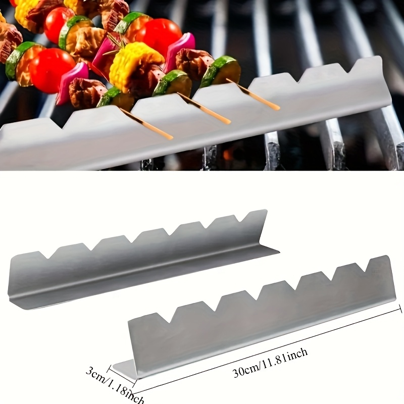2pcs Kebab Rack Kebab ยืน Skew - Camping Cooking Utensil Holder บทวิจารณ์และราคา
