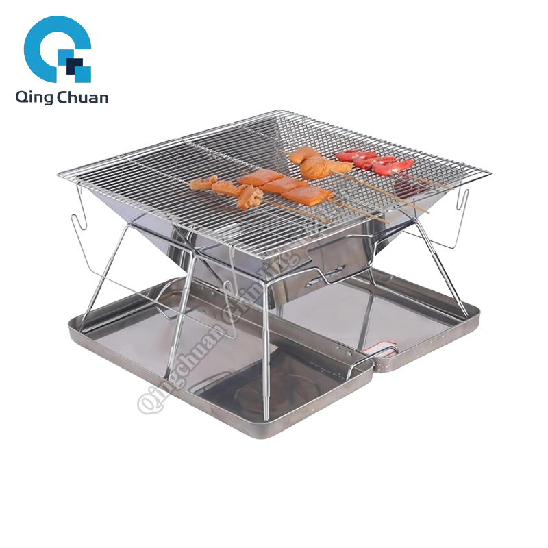 เตาปิ้งย่างแบบพับได้ สแตนเลส ใ - Camping Cooking Area บทวิจารณ์และราคา