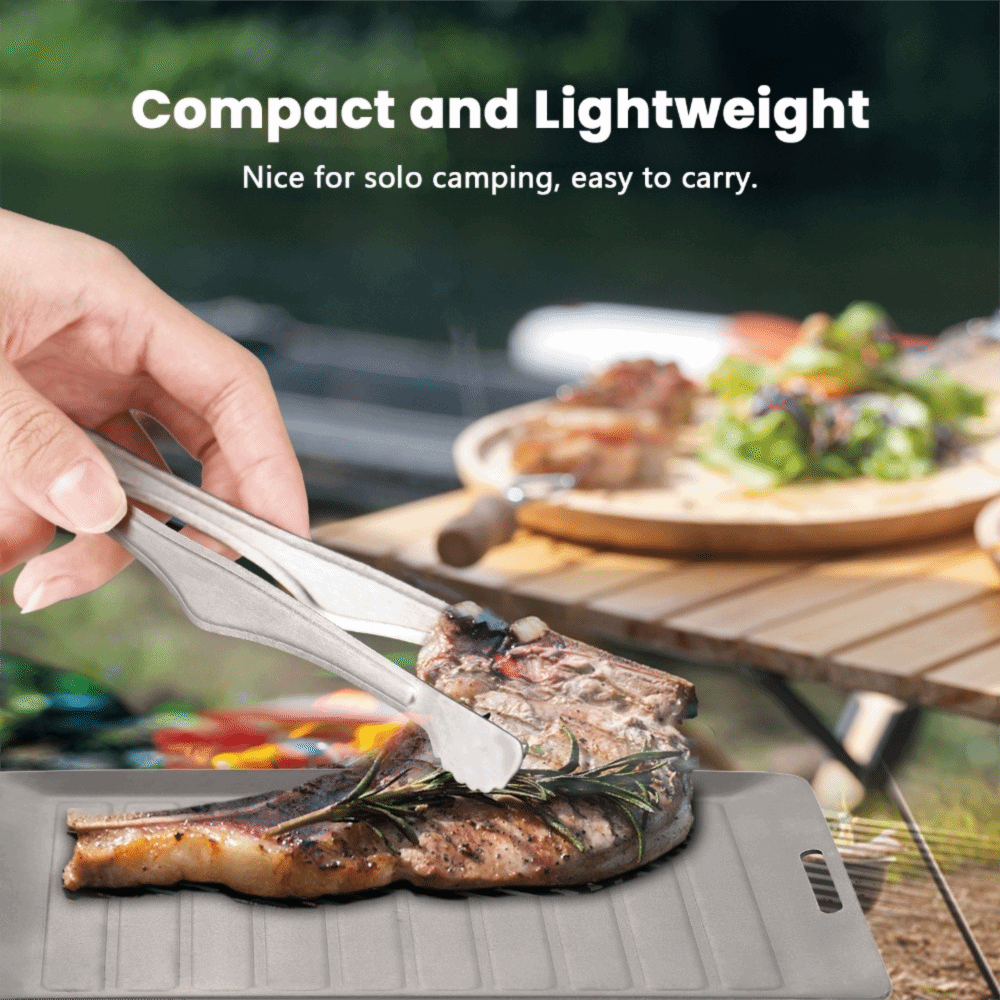 กระทะย่างไทเทเนียมทนทาน น้ำหนั - Camping Cooking Lightweight บทวิจารณ์และราคา