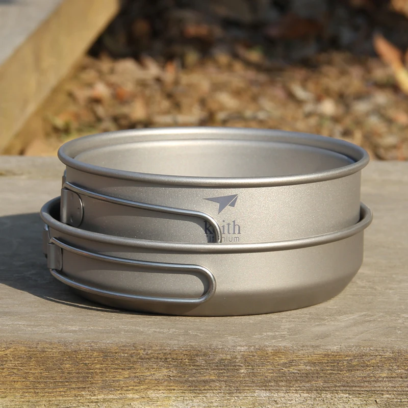 Keith 3PCS ไทเทเนียมเครื่องครั - Camping Cooking Utensils Kit บทวิจารณ์และราคา