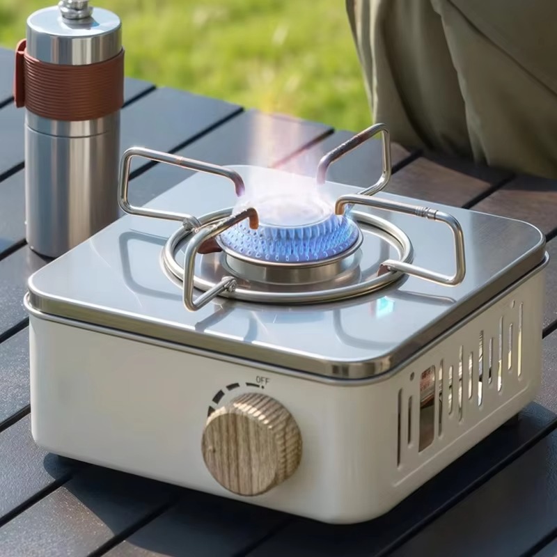 เตาแก๊สบิวเทนแบบพกพา kompor Ga - Camping Cooking Plate บทวิจารณ์และราคา