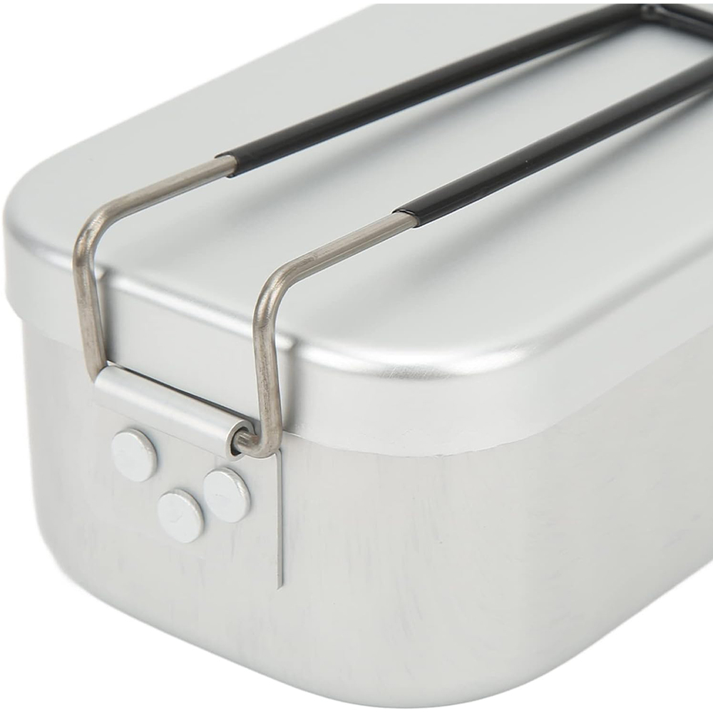 800ML อลูมิเนียมกล่องอาหารกลาง - Camping Cooking Utensils Kit บทวิจารณ์และราคา