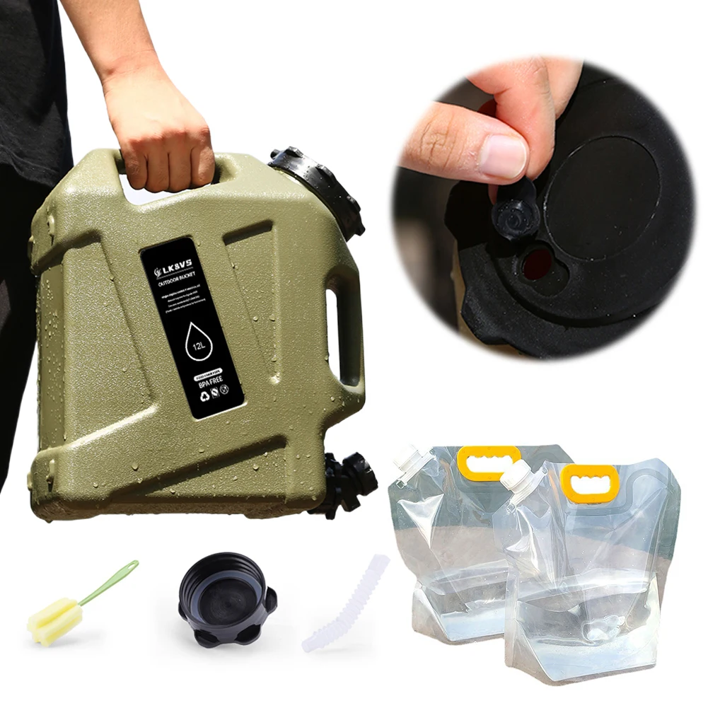 11/12/18.5L ถังน้ําขนาดใหญ่ควา - Camping Cooking And Drinking บทวิจารณ์และราคา