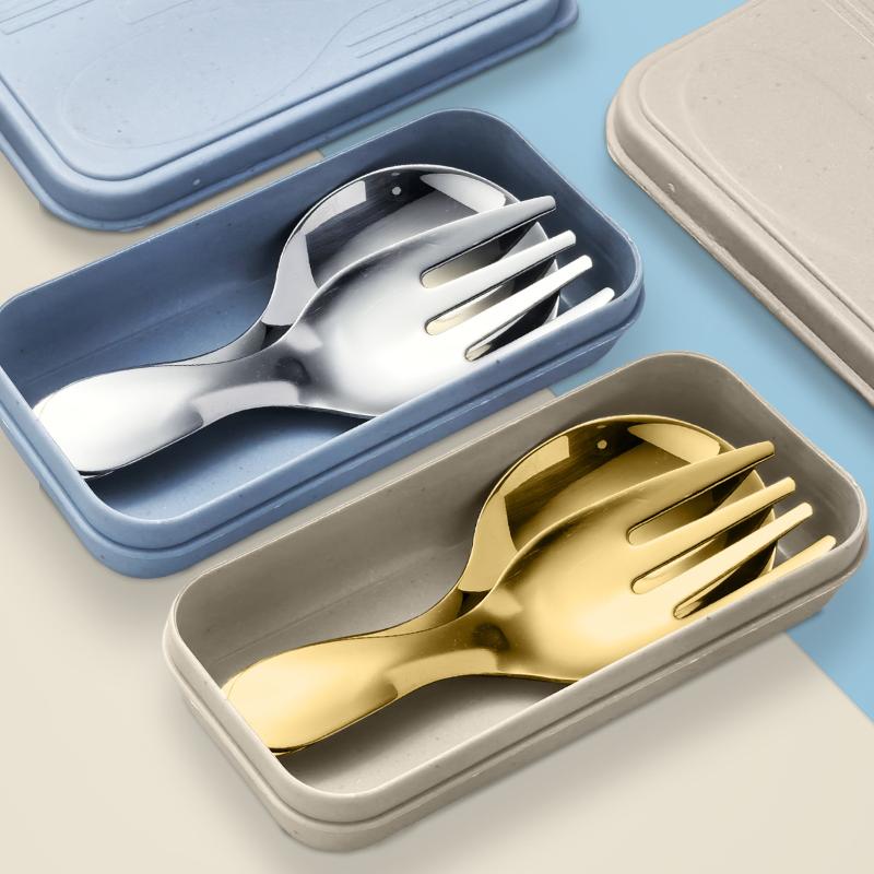 ชุดช้อนส้อมสแตนเลส 2 ชิ้น แบบพ - Camping Cooking Area บทวิจารณ์และราคา
