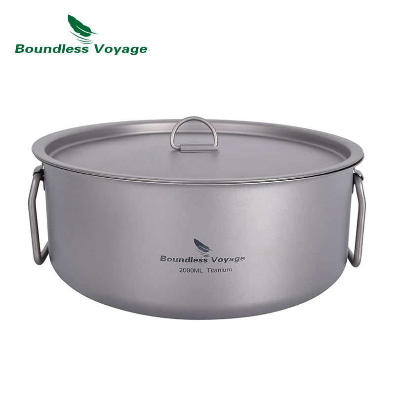 Boundless Voyage 2L 5L ความจุข - Camping Cooking Pot Large บทวิจารณ์และราคา