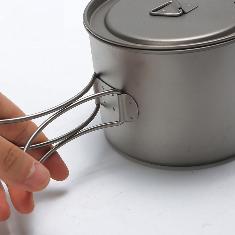 หม้ออาหารปิคนิคไทเทเนียม750มล. - Camping Cooking Utensils Kit บทวิจารณ์และราคา