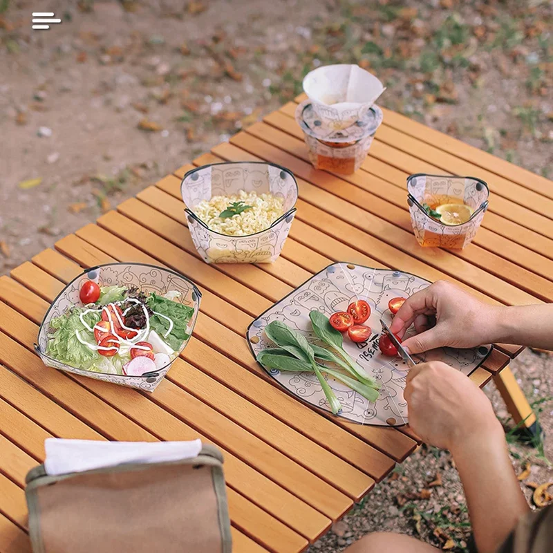 เครื่องใช้บนโต๊ะอาหารแบบพับได้ - Camping Cooking Utensils Kit บทวิจารณ์และราคา