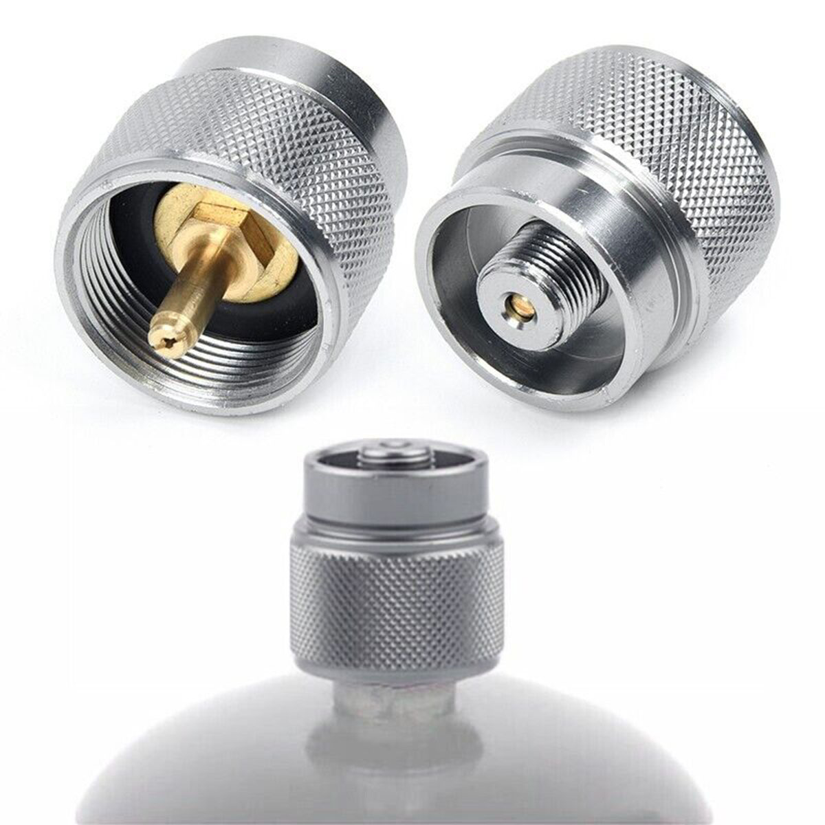 อะแดปเตอร์เติมแก๊สกระป๋อง 1/2  - Camping Cooking Gas Canister บทวิจารณ์และราคา
