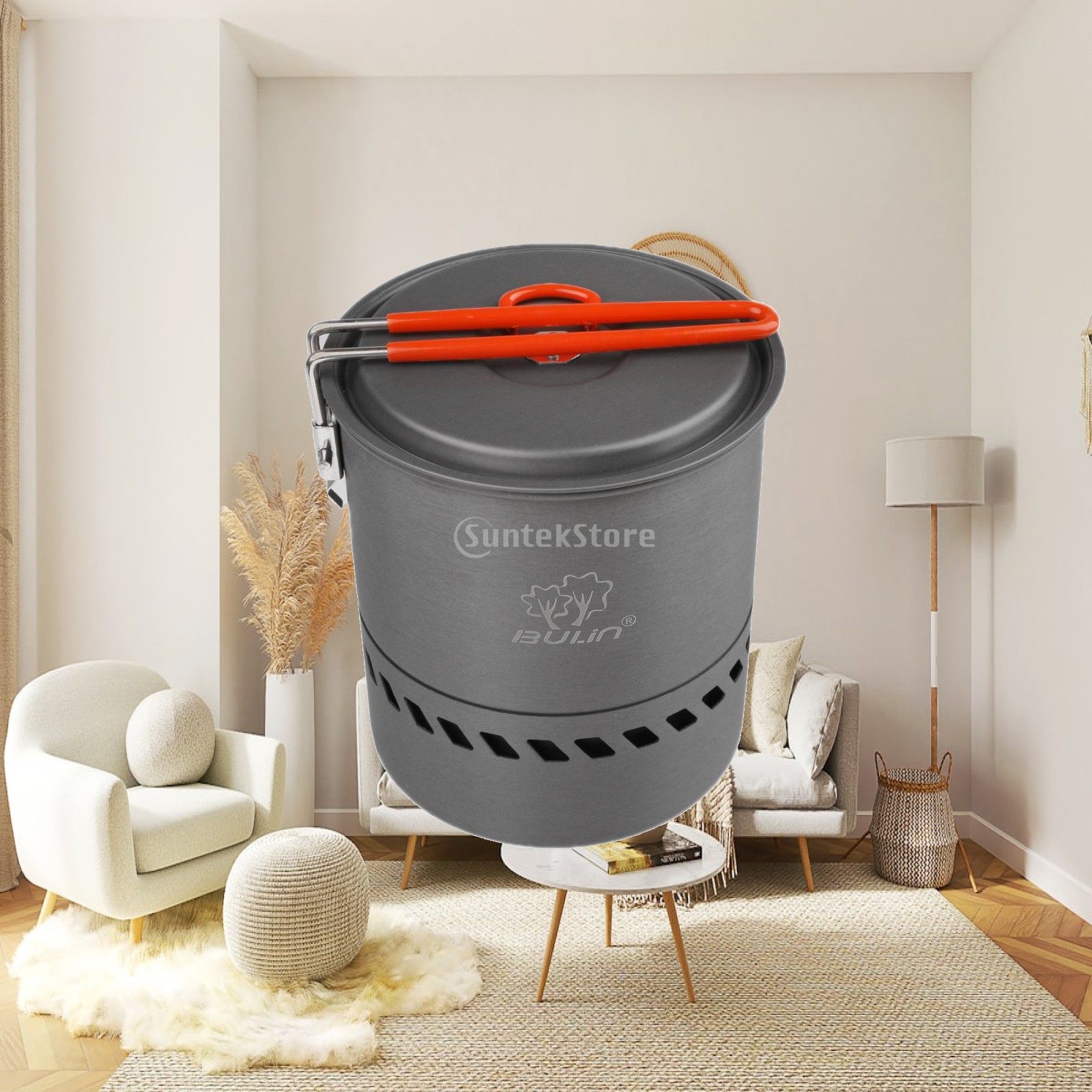 หม้ออลูมิเนียมอัลลอยด์สำหรับตั - Camping Lightweight Cooking Pot บทวิจารณ์และราคา