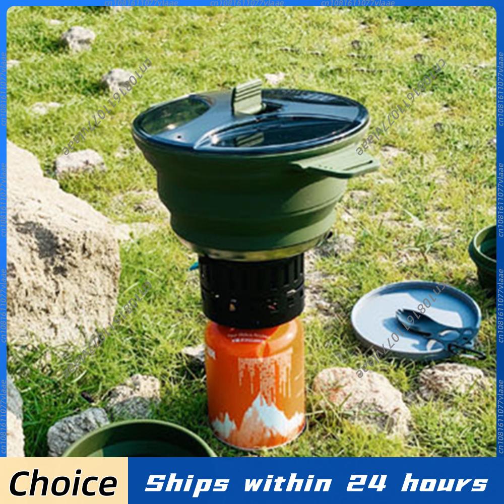 หม้อปรุงอาหารแบบพกพาแบบพับได้พ - Camping Cooking Open Fire บทวิจารณ์และราคา