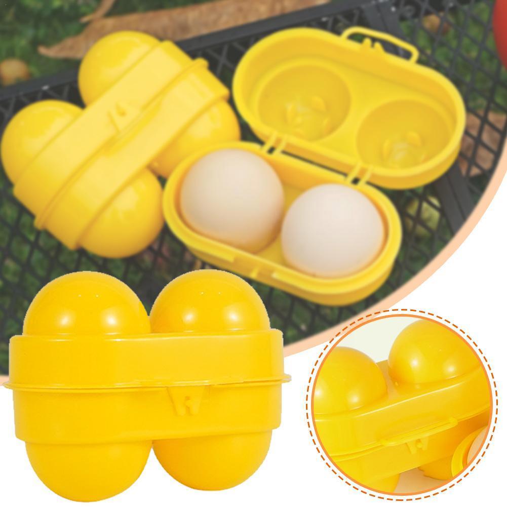 กล่องเก็บไข่แบบ2ช่องกล่องใส่ไข - Camping Cooking Utensil Holder บทวิจารณ์และราคา