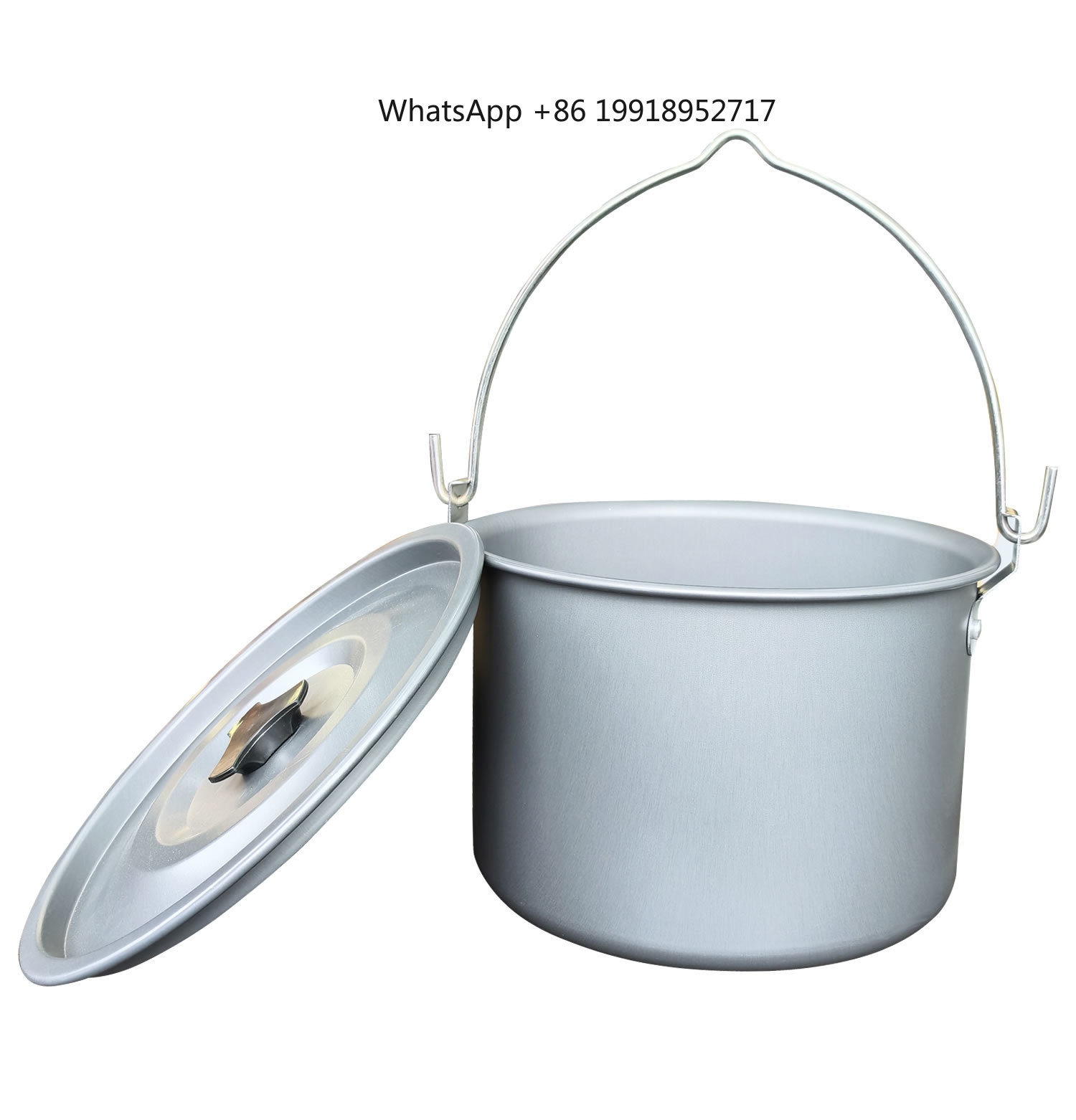 หม้อแขวนกลางแจ้ง 4 ลิตร สำหรับ - Camping Cooking Pot Large บทวิจารณ์และราคา