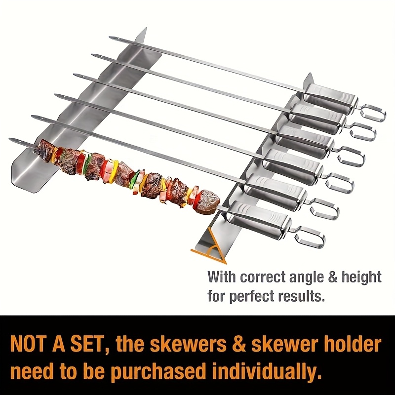 ที่วางเคบับ 2 ชิ้น ที่ยึดเหล็ก - Camping Cooking Utensil Holder บทวิจารณ์และราคา