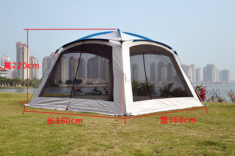 เต็นท์กันสาดผ้าอ็อกซ์ฟอร์ดกันฝ - Camping Cooking Canopy บทวิจารณ์และราคา