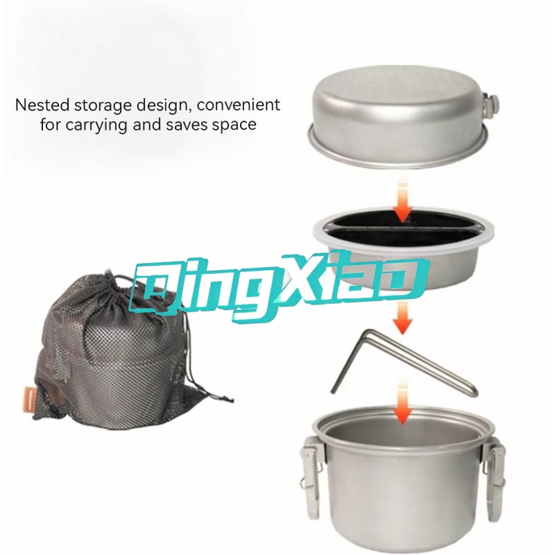 หม้อสแตนเลส 304 สำหรับแคมป์ปิ้ - Camping Cooking Area บทวิจารณ์และราคา