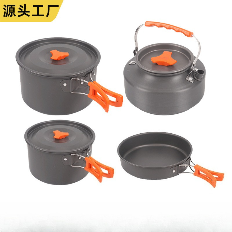 ชุดเครื่องครัวพกพาสำหรับกิจกรร - Camping Cooking Kettle บทวิจารณ์และราคา