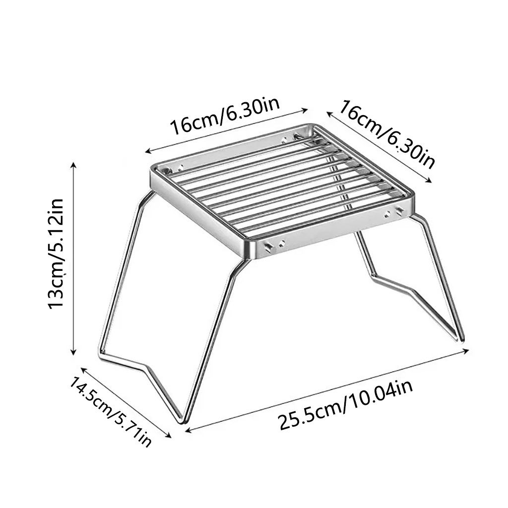 ขาตั้งเตาย่างสแตนเลสพับได้ SSU - Camping Lightweight Cooking Pot บทวิจารณ์และราคา