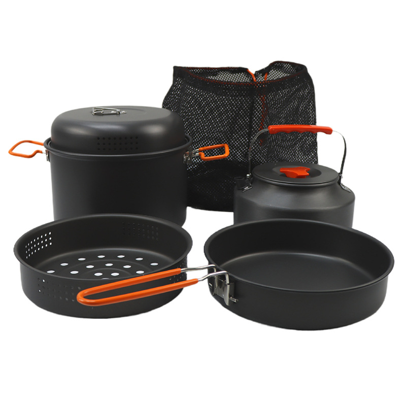 ชุดหม้อนึ่งหม้ออาหารสำหรับตั้ง - Camping Cooking Sets บทวิจารณ์และราคา