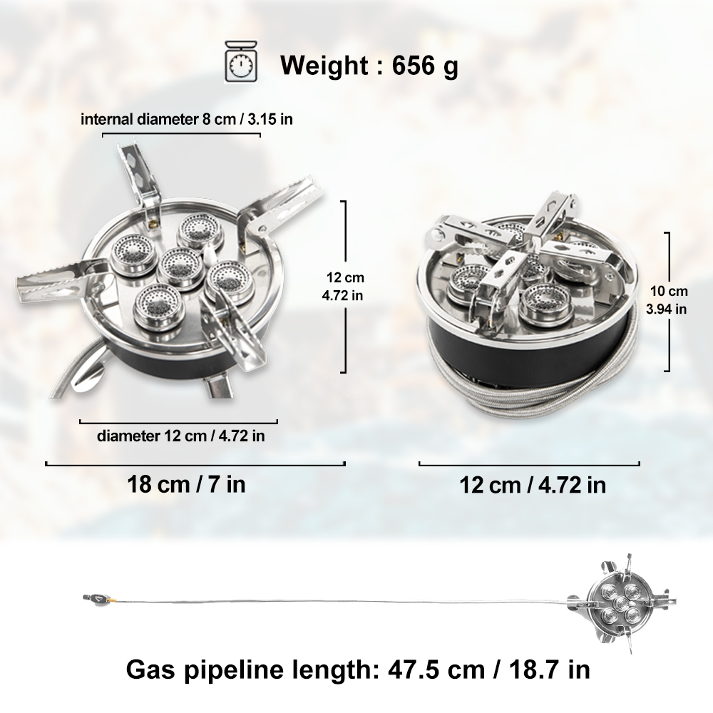 Widesea Camping 5in1 เตาแก๊สกล - Camping Cooking Plate บทวิจารณ์และราคา