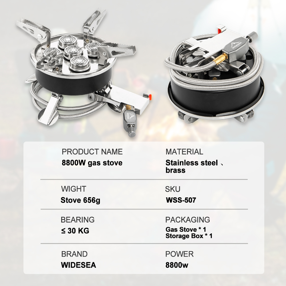 Widesea Camping 5in1 เตาแก๊สกล - Camping Cooking Plate บทวิจารณ์และราคา