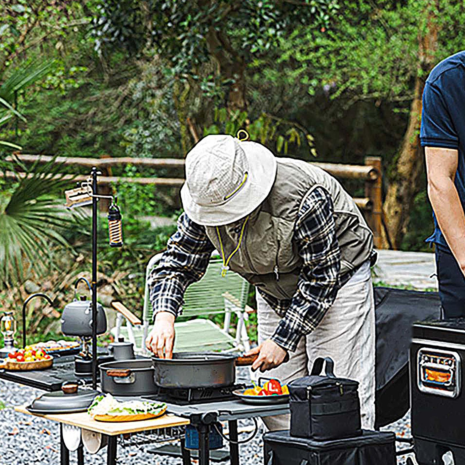 หม้อแคมป์ปิ้งแบบพกพาขนาดใหญ่ น - Camping Cooking Pot Large บทวิจารณ์และราคา