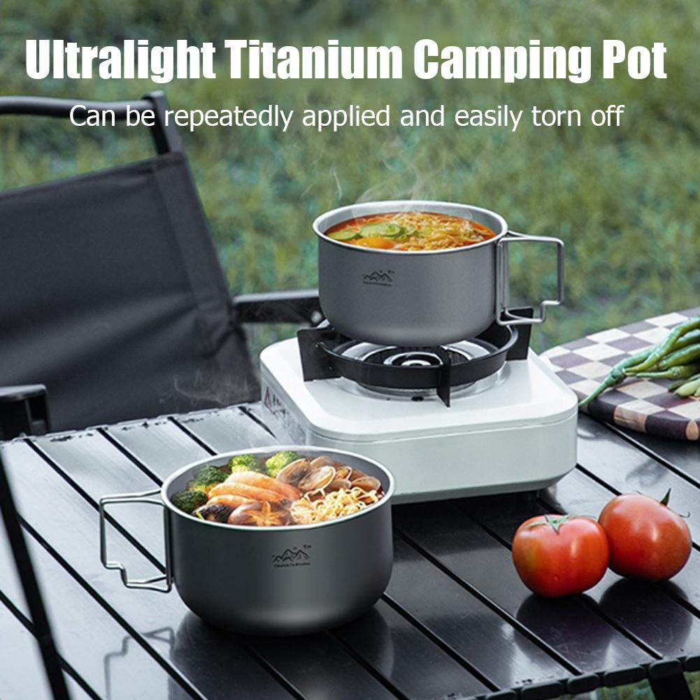 ชุดเครื่องครัวไทเทเนียมน้ำหนัก - Camping Cooking Kettle บทวิจารณ์และราคา