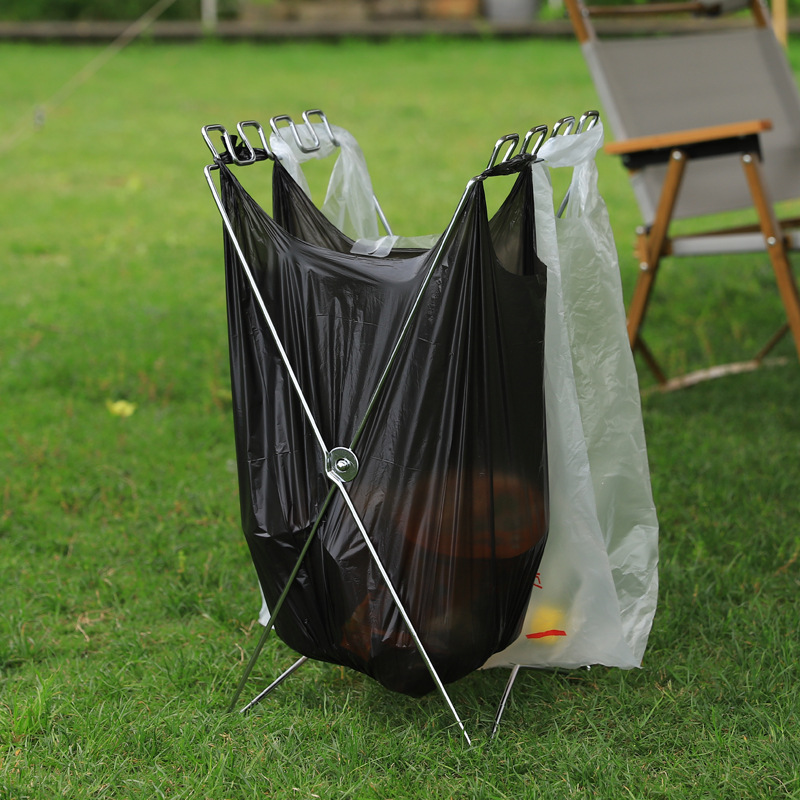 ที่วางถุงขยะแบบพับได้, ที่วางถ - Camping Cooking Lightweight บทวิจารณ์และราคา