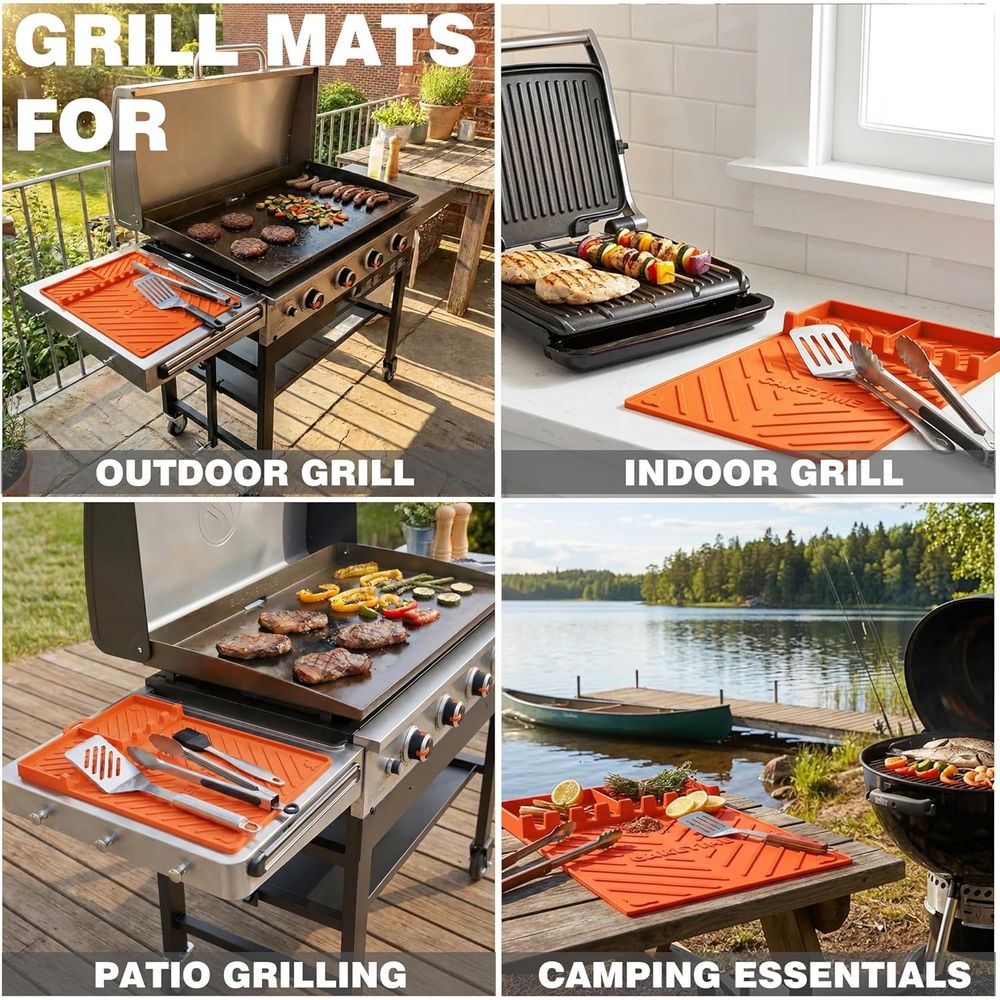 แผ่นรองย่างซิลิโคนหรืออุปกรณ์เ - Camping Cooking Area บทวิจารณ์และราคา
