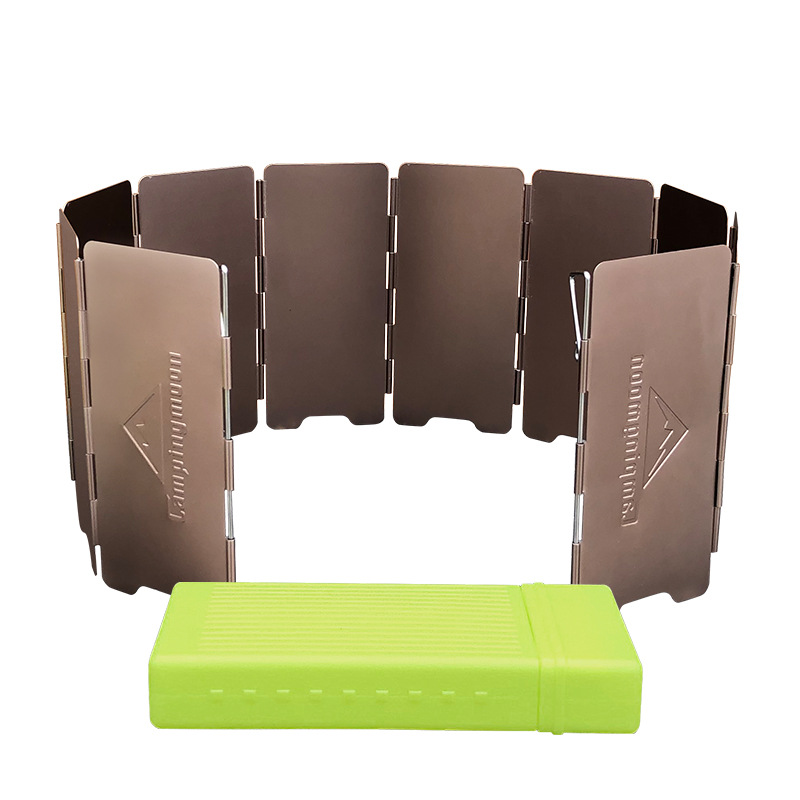 10 แผ่นสีบรอนซ์พับกลางแจ้ง Cam - Camping Cooking Plate บทวิจารณ์และราคา