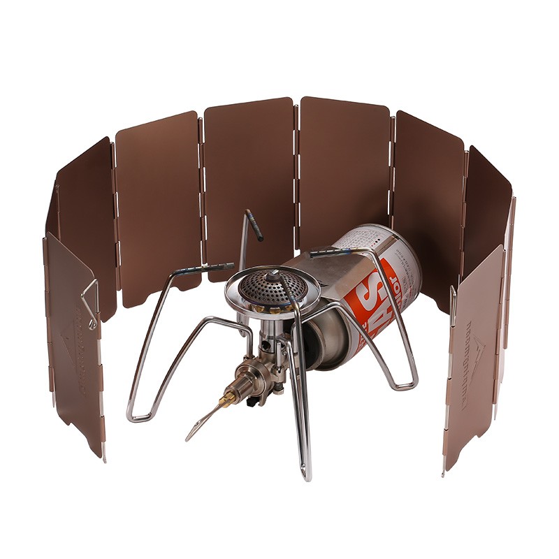 10 แผ่นสีบรอนซ์พับกลางแจ้ง Cam - Camping Cooking Plate บทวิจารณ์และราคา