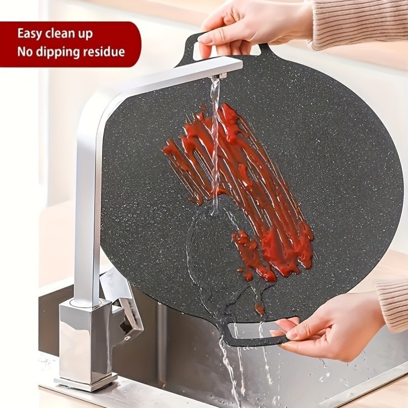1pcs เหล็กหล่อกลางแจ้งกระทะย่า - Camping Cooking Plate บทวิจารณ์และราคา