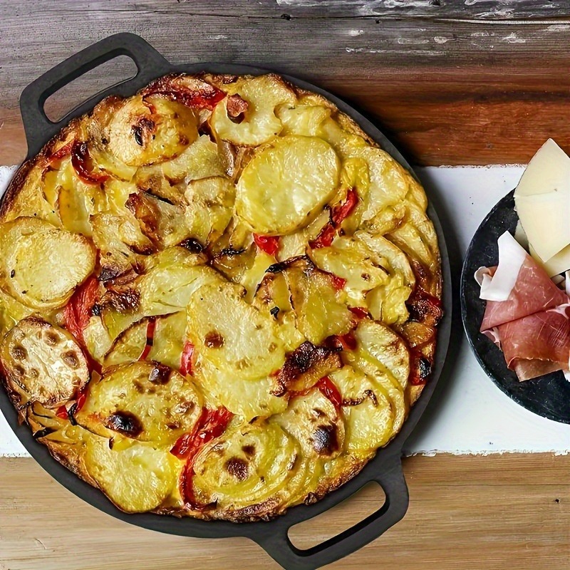 1pcs เหล็กหล่อกลางแจ้งกระทะย่า - Camping Cooking Plate บทวิจารณ์และราคา