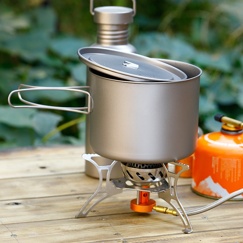 หม้อซุปแขวนกลางแจ้งความจุขนาดใ - Camping Cooking Pot Large บทวิจารณ์และราคา