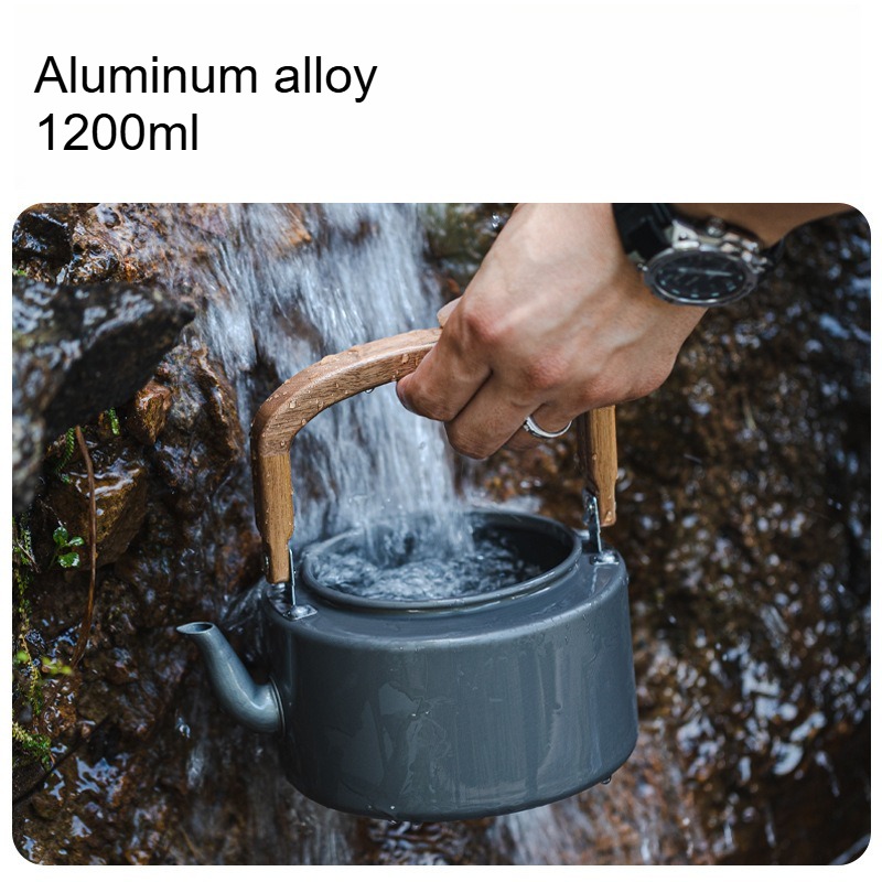 กาต้มน้ำแคมป์ปิ้งอลูมิเนียมอัล - Camping Lightweight Cooking Pot บทวิจารณ์และราคา