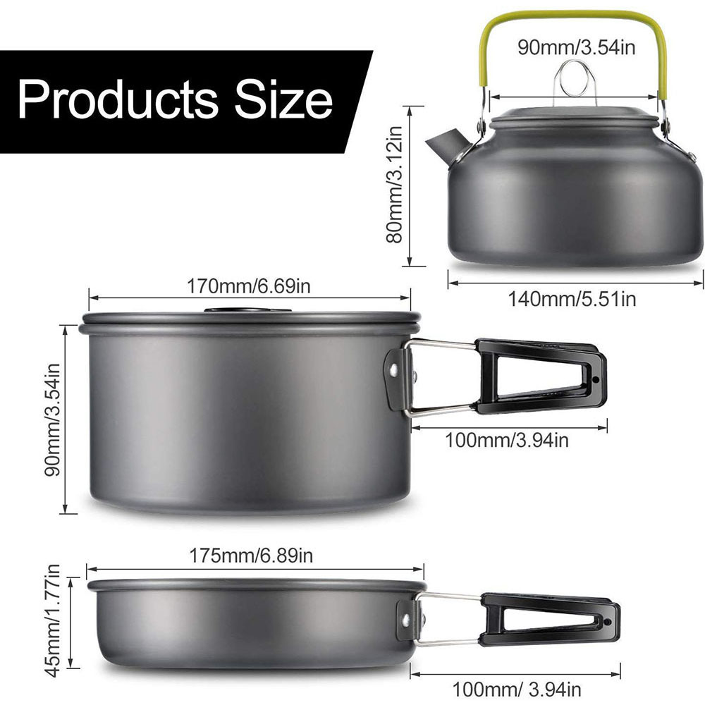 ชุดเครื่องครัวสำหรับตั้งแคมป์ก - Camping Cooking Sets บทวิจารณ์และราคา