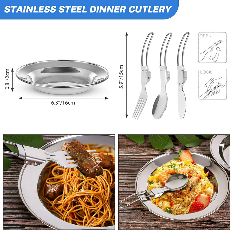 1 ชุดหม้อกลางแจ้ง กระทะ ชุดเคร - Camping Cooking Kettle บทวิจารณ์และราคา