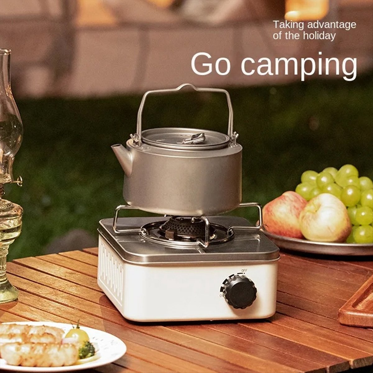 เตาแก๊สปิกนิกสำหรับตั้งแคมป์กล - Camping Cooking Utensil Holder บทวิจารณ์และราคา