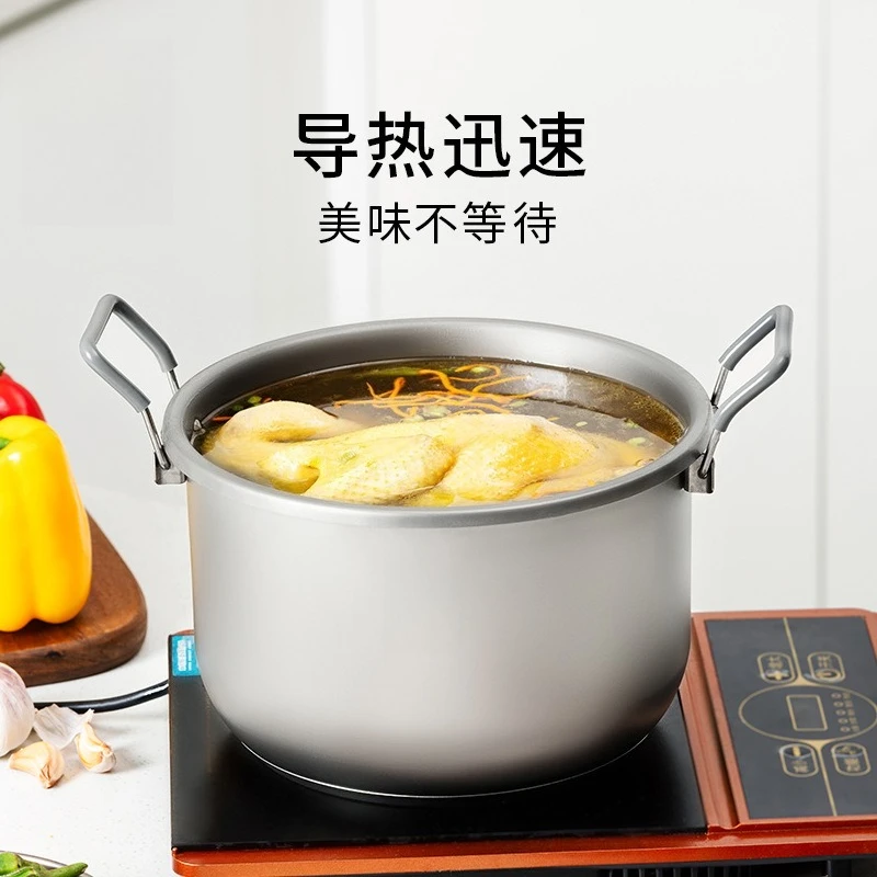 หม้อไทเทเนียม 6 ลิตร พร้อมฝาปิ - Camping Cooking Pot Large บทวิจารณ์และราคา