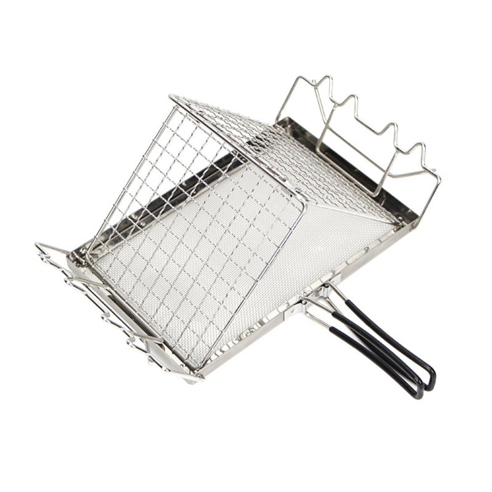 ตะแกรงย่างสแตนเลสสำหรับตั้งแคม - Camping Cooking Open Fire บทวิจารณ์และราคา