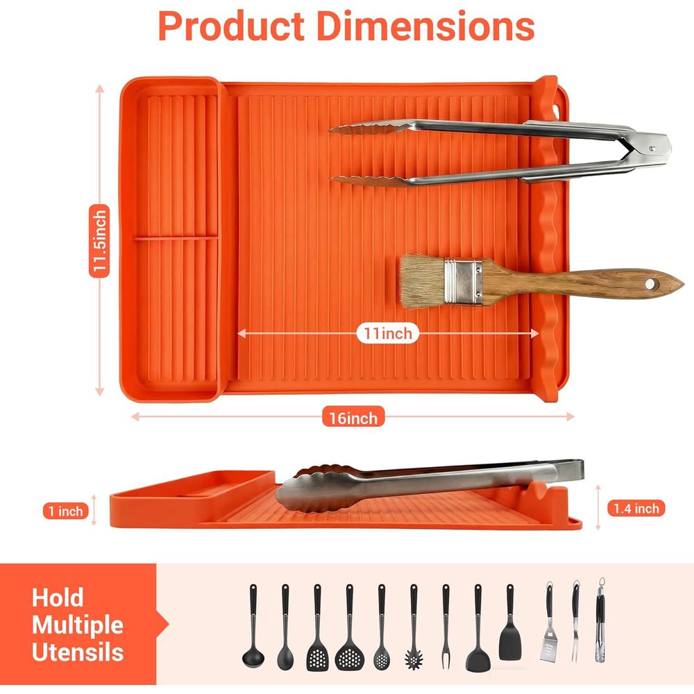 แผ่นรองย่างซิลิโคนทนความร้อน - - Camping Cooking Area บทวิจารณ์และราคา