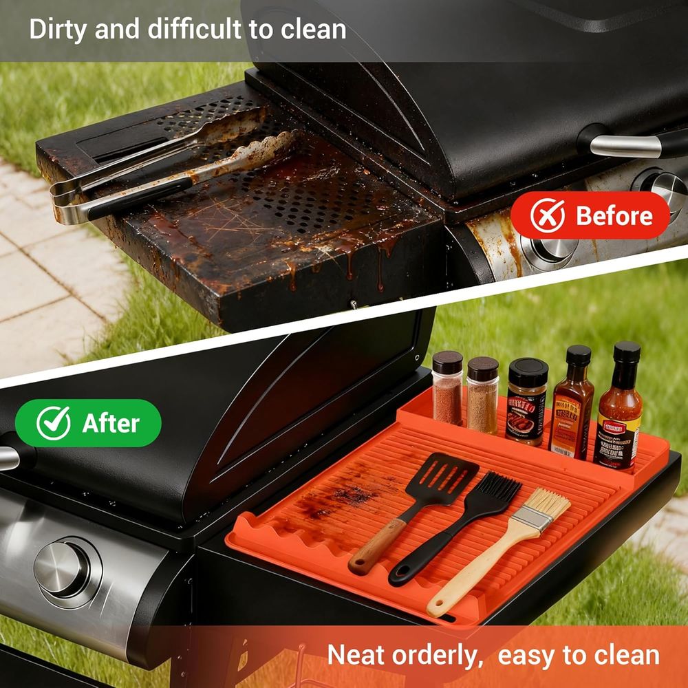 แผ่นรองย่างซิลิโคนทนความร้อน - - Camping Cooking Area บทวิจารณ์และราคา