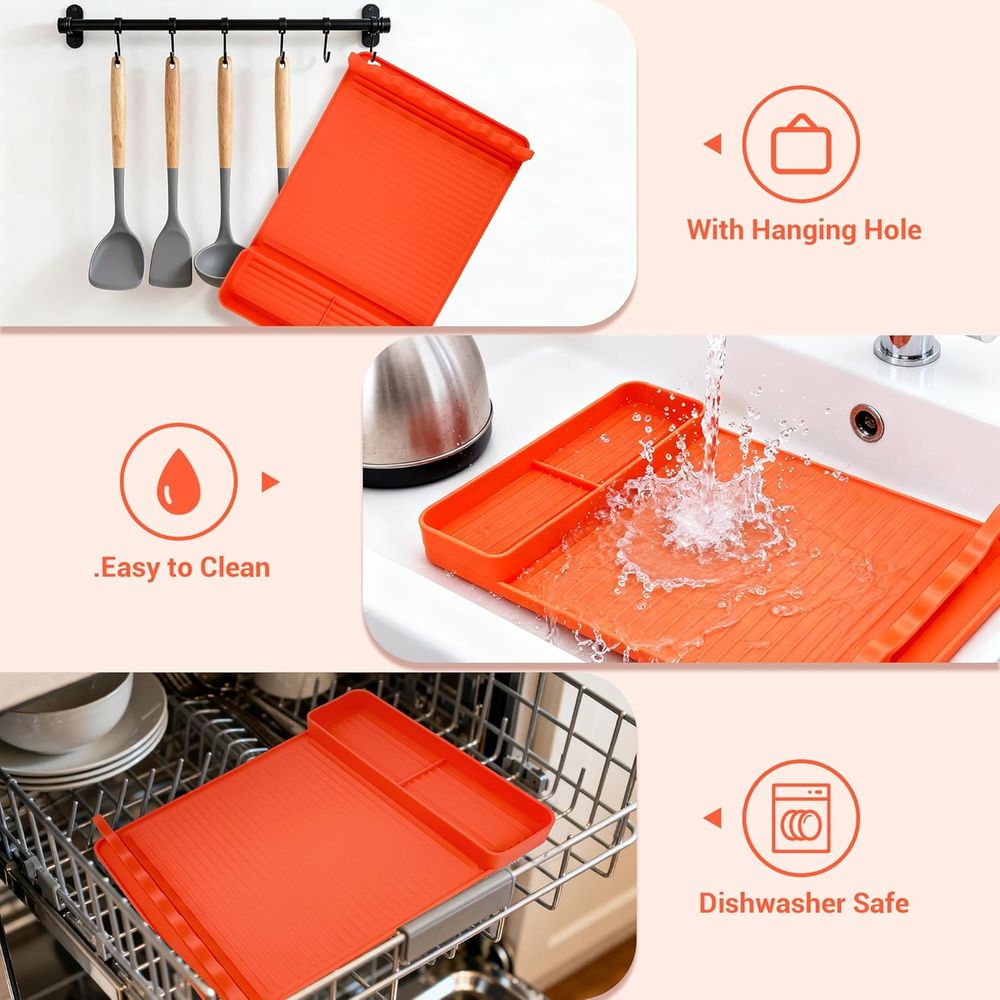 แผ่นรองย่างซิลิโคนทนความร้อน - - Camping Cooking Area บทวิจารณ์และราคา