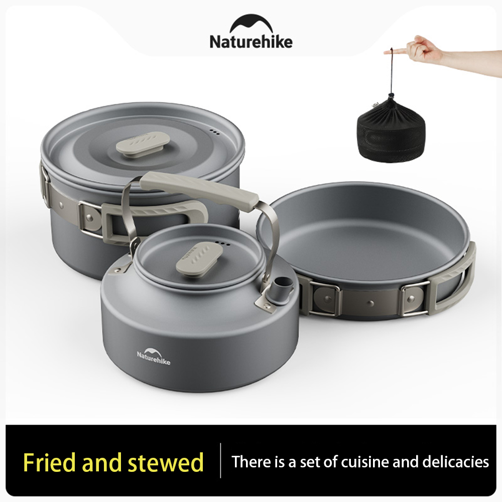 Naturehike ชุดหม้อกลางแจ้ง,อุป - Camping Cooking Lightweight บทวิจารณ์และราคา