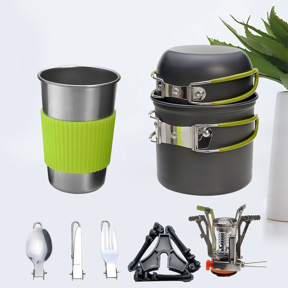 ชุดเครื่องครัวสำหรับตั้งแคมป์ก - Camping Lightweight Cooking Pot บทวิจารณ์และราคา