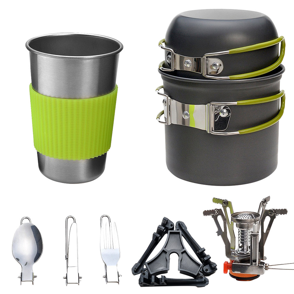 ชุดเครื่องครัวสำหรับตั้งแคมป์ก - Camping Lightweight Cooking Pot บทวิจารณ์และราคา